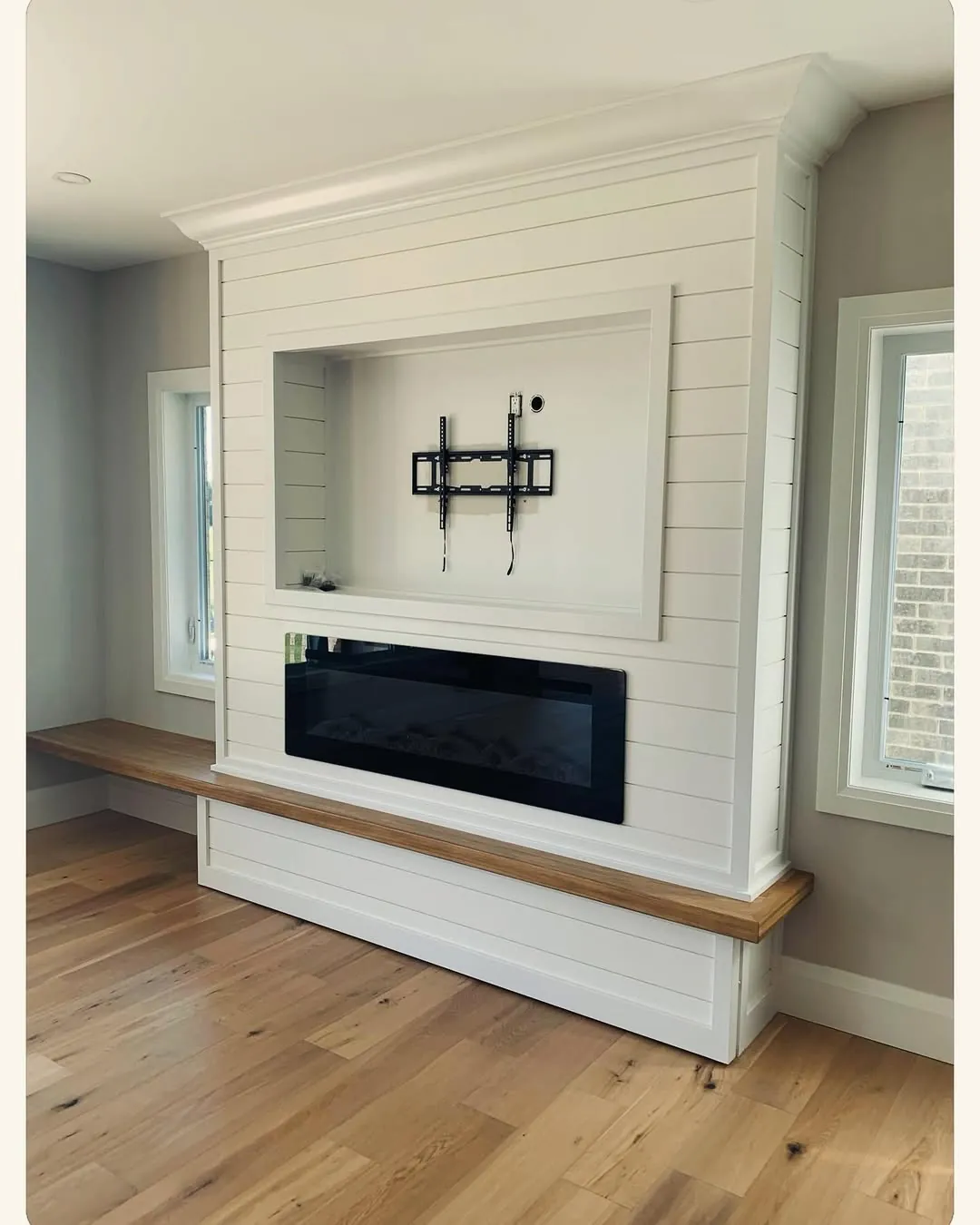 Custom TV Wall Feature Installation - TV Wall Feature - View 2